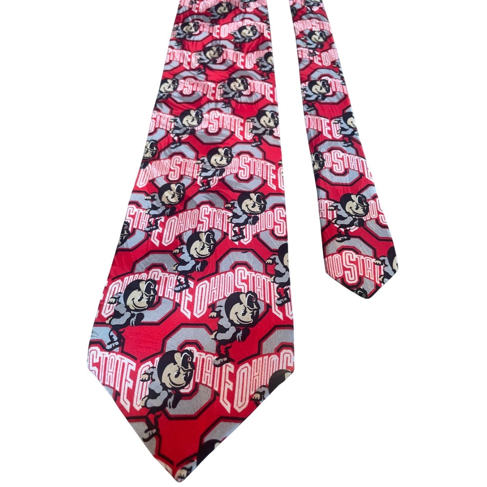 Ohio State Buckeyes Brutus Vintage Ralph Marlin Silk Neck Tie Men's OS